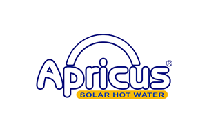 Apricus solar hot water logo for hot water systems in Maroochydore
