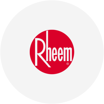 Rheem logo for hot water systems servicing Maroochydore