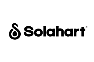 Solahart emblem for hot water systems serving Maroochydore plumbing customers
