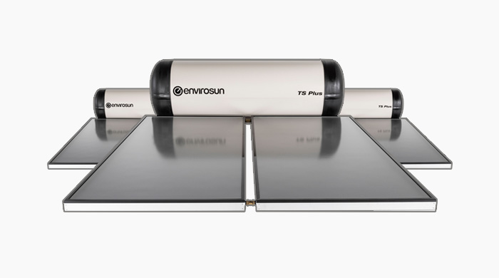 Solar hot water system with rooftop panels, perfect for Maroochydore homes