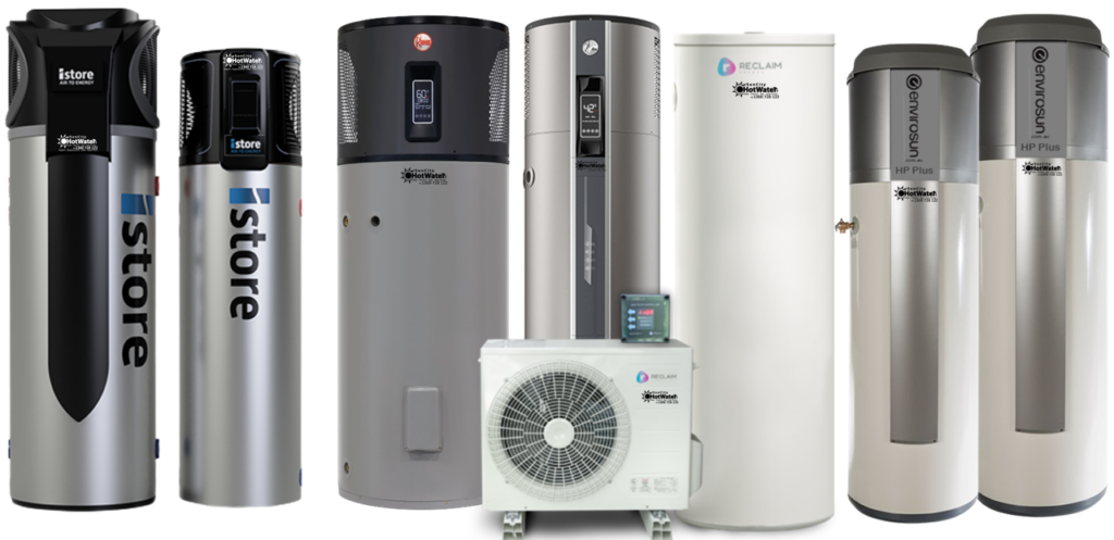 Range of heat pump hot water systems and heaters ideal for Maroochydore homes